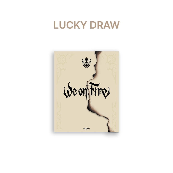 &TEAM - WE ON FIRE 3RD EP ALBUM WEVERSE SHOP LUCKY DRAW EVENT LIMITED EDITION VER (2EA) - COKODIVE