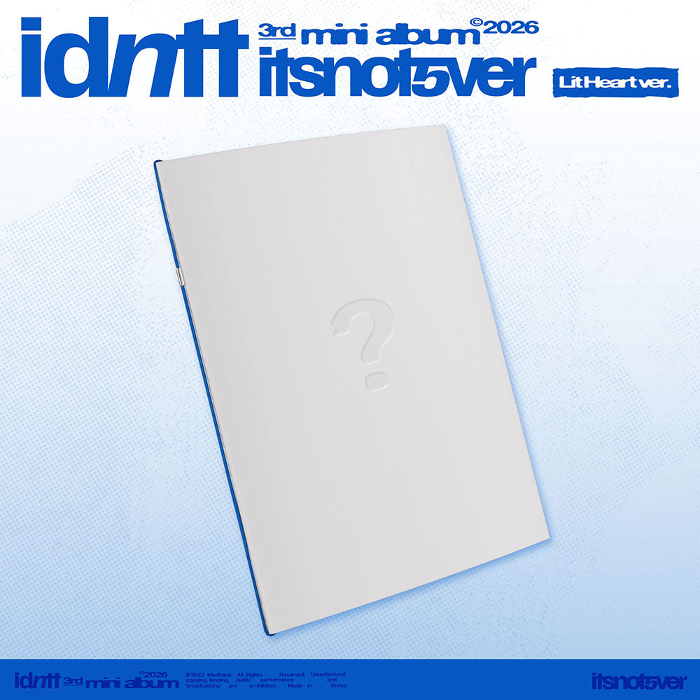 IDNTT - ITSNOTOVER 3RD MINI ALBUM STANDARD LIT HEART VER - COKODIVE