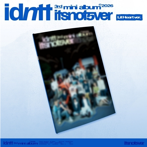 IDNTT - ITSNOTOVER 3RD MINI ALBUM MUSICPLANT GIFT STANDARD LIT HEART VER - COKODIVE