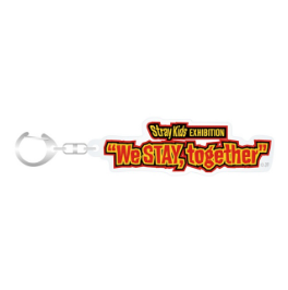 STRAY KIDS - WE STAY, TOGETHER EXHIBITON OFFICIAL MD LOGO ACRYLIC KEYCHAIN - COKODIVE