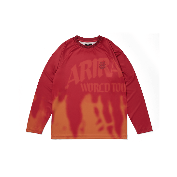 [2ND PRE-ORDER] BTS - ARIRANG WORLD TOUR 2ND DROP OFFICIAL MD LONG SLEEVE T-SHIRT (RED)