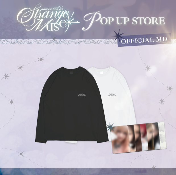NMIXX - STRANGE MUSE POP UP OFFICIAL MD LONG SLEEVE T-SHIRT - COKODIVE