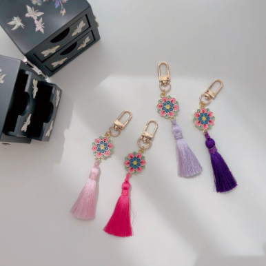 LOTUS PATTERN KEYRING - COKODIVE