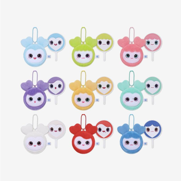 TWICE - THIS IS FOR 2026 WORLD TOUR FINALE IN SEOUL OFFICIAL MD LOVELY PLUSH MINI PICKET KEYRING - COKODIVE