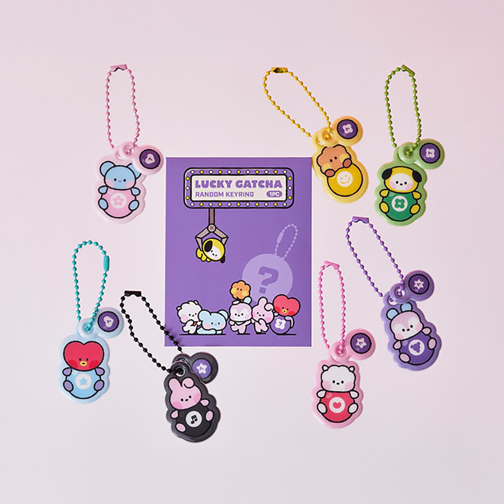 BT21 - MININI LUCKY GATCHA PVC RANDOM KEYRING - COKODIVE