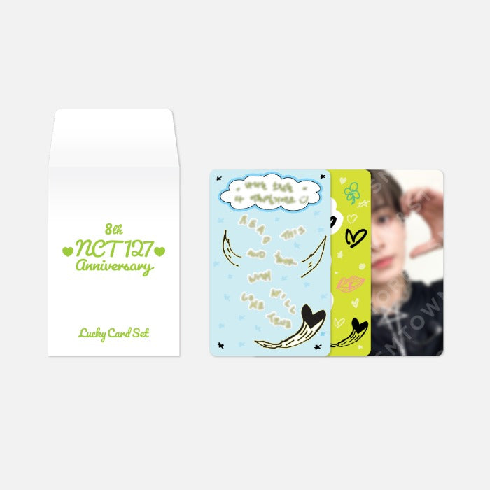NCT 127 - 8TH ANNIVERSARY OFFICIAL MD LUCKY CARD SET | COKODIVE