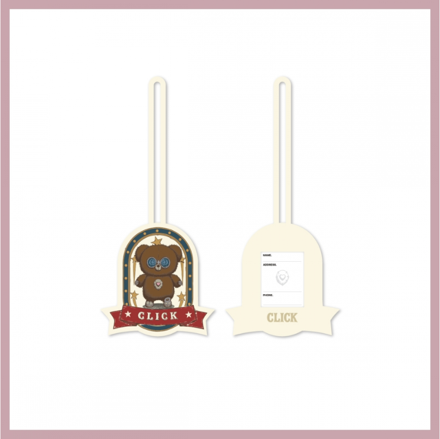 JISOO - CLICK IN SEOUL OFFICIAL MD LUGGAGE TAG - COKODIVE