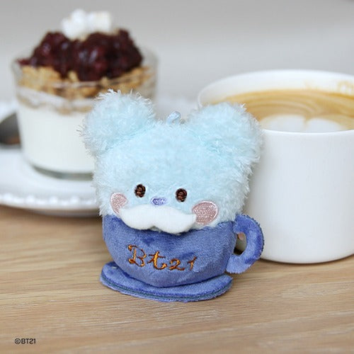 BT21 - MININI PLUSH KEYRING LATTE - COKODIVE