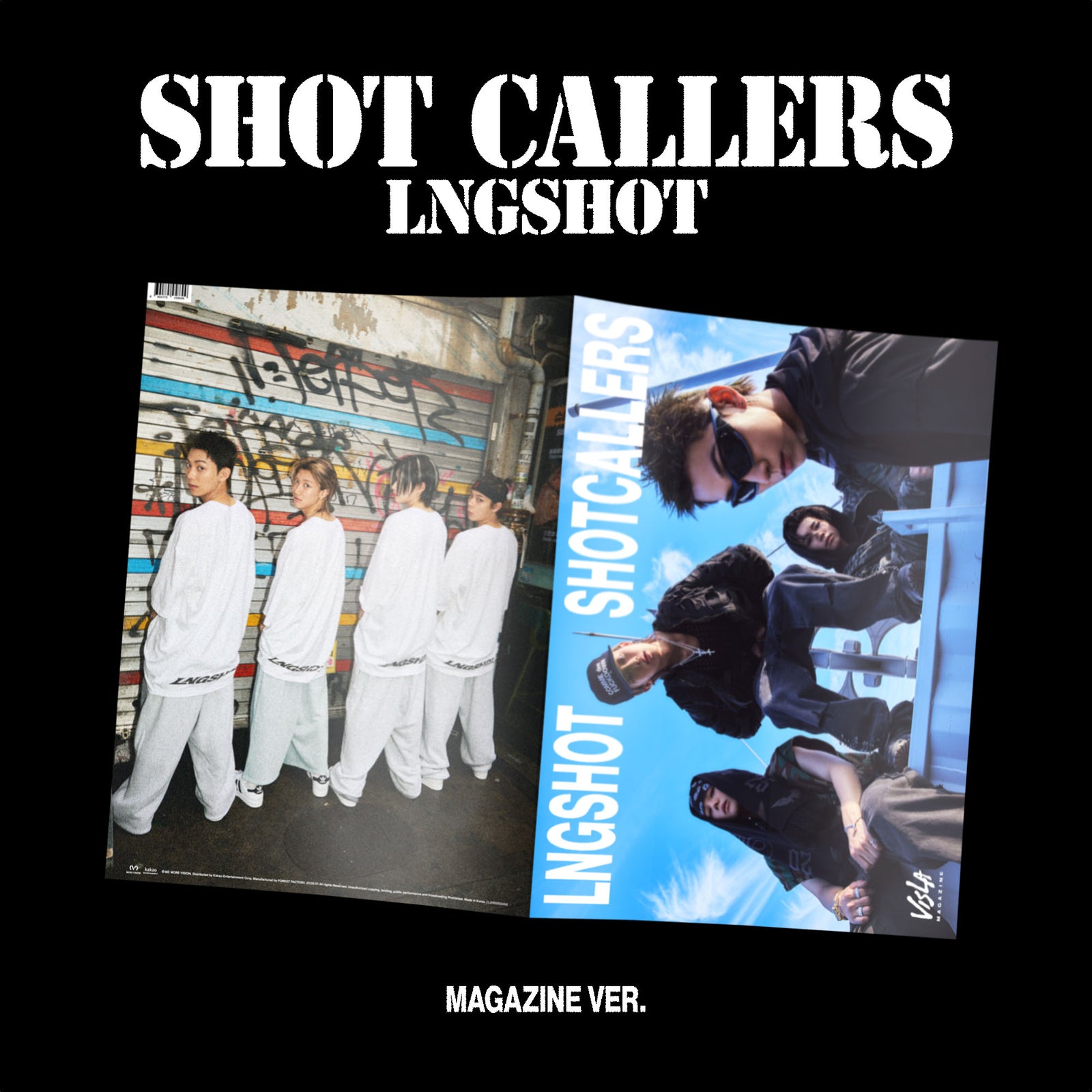 LNGSHOT - SHOT CALLERS 1ST EP ALBUM MAGAZINE VER - COKODIVE