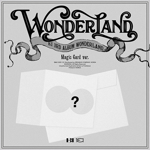 B.I - WONDERLAND 3RD FULL ALBUM MAGIC CARD VER - COKODIVE