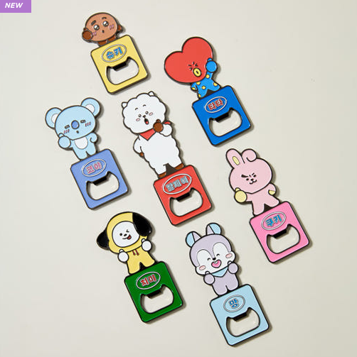BT21 - SOUVENIR EDITION MAGNET OPENER - COKODIVE