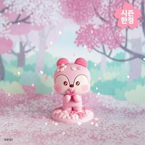 BT21 - CHERRY BLOSSOM LEATHER PATCH FIGURE MANG - COKODIVE