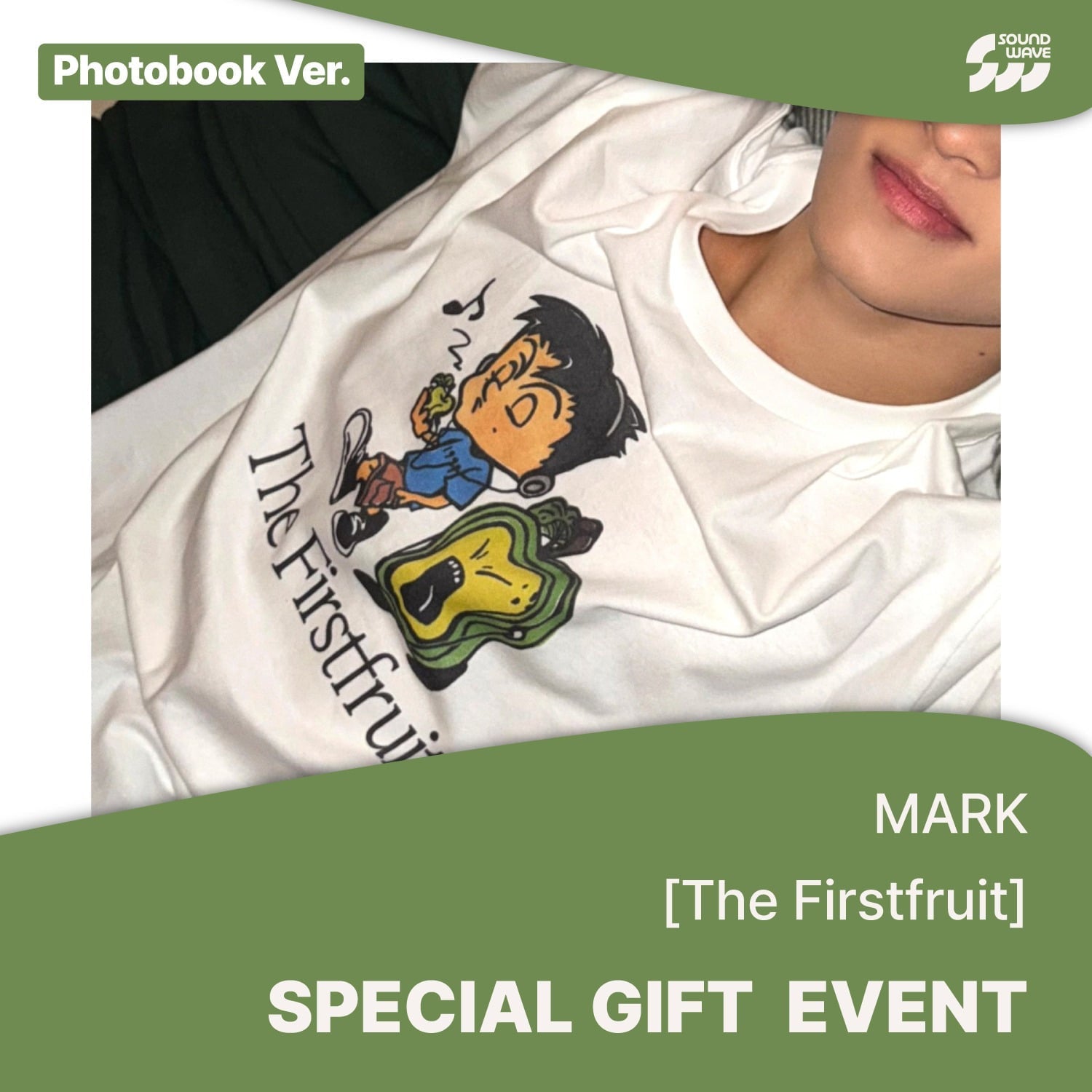 NCT MARK - THE FIRSTFRUIT 1ST FULL ALBUM SOUNDWAVE GIFT PHOTOBOOK VER RANDOM - COKODIVE