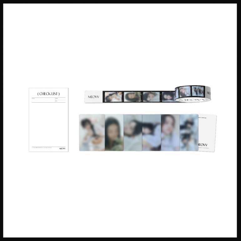 MEOVV - MEOVV THE 1ST SEASON'S GREETINGS POP UP OFFICIAL MD MASKING TAPE + MEMO PAD SET - COKODIVE