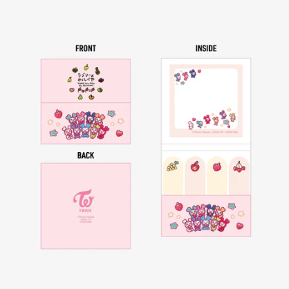 TWICE - JAPAN DEBUT 9TH ANNIVERSARY OFFICIAL MD MEMO SET - COKODIVE