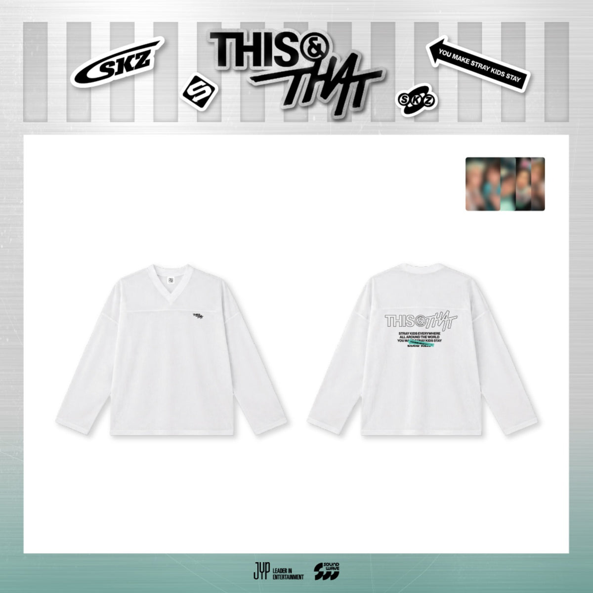STRAY KIDS - THIS & THAT POP UP OFFICIAL MD MESH LONG SLEEVE