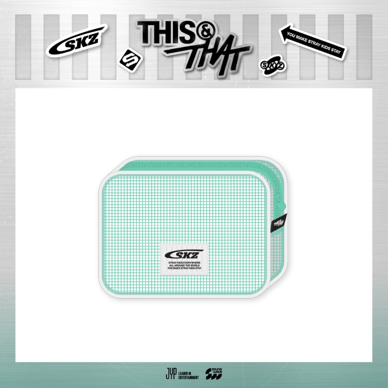 STRAY KIDS - THIS & THAT POP UP OFFICIAL MD MESH POUCH - COKODIVE