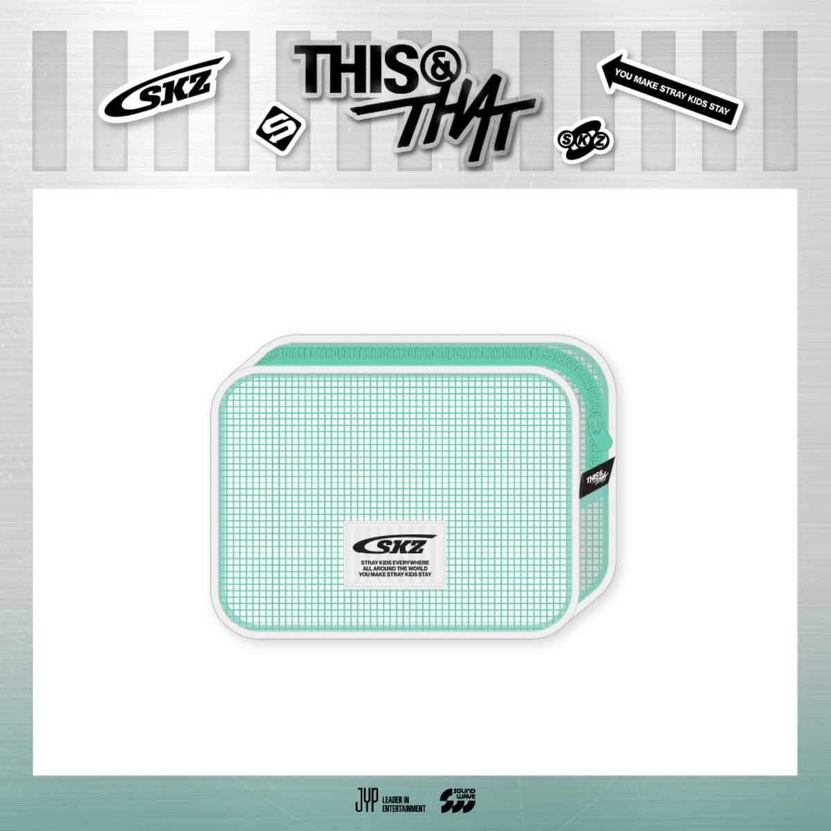 STRAY KIDS - THIS & THAT POP UP OFFICIAL MD MESH POUCH - COKODIVE