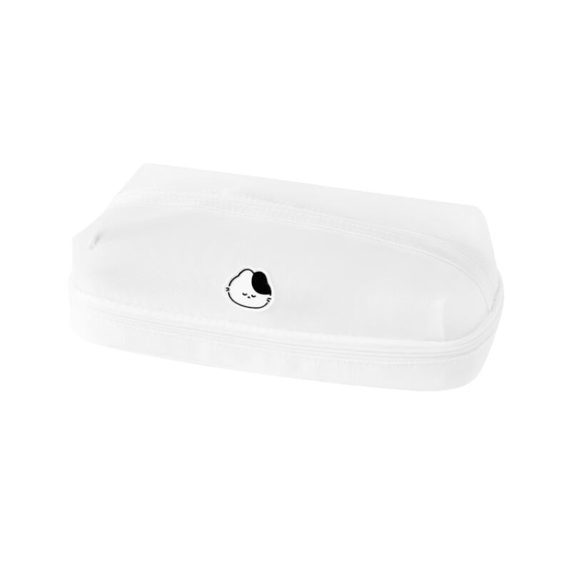 MESH 2 WAY ZIPPER MULTI POUCH WHITE - COKODIVE