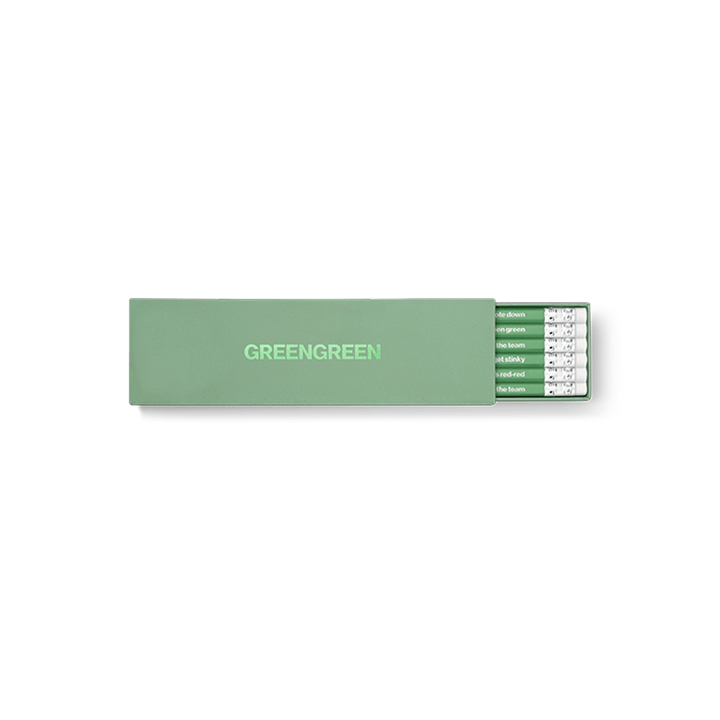 CORTIS - GRREENGREEN OFFICIAL MD MESSAGE PENCIL SET - COKODIVE