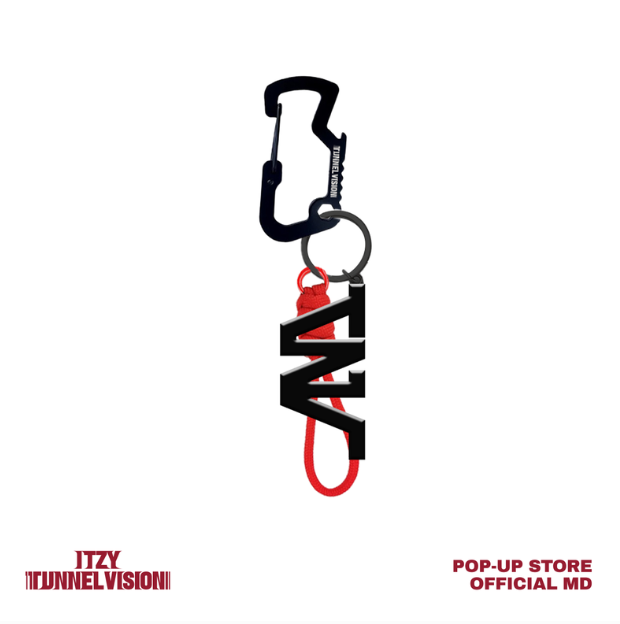 ITZY - TUNNEL VISION POP UP STORE OFFICIAL MD METAL CARABINER KEYRING - COKODIVE
