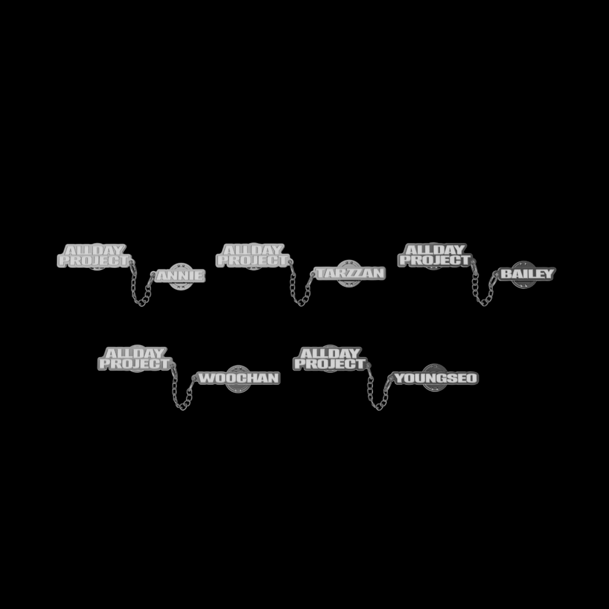 ALLDAY PROJECT - ALLDAY PROJECT OFFICIAL MD METAL CHAIN BADGE - COKODIVE