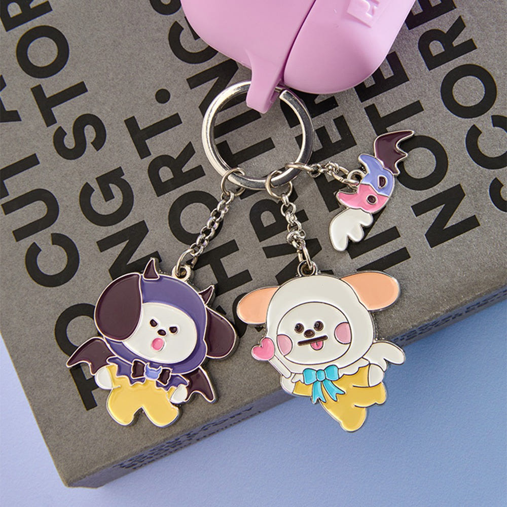 BT21 - ANGEL & VILLAIN METAL KEYRING - COKODIVE