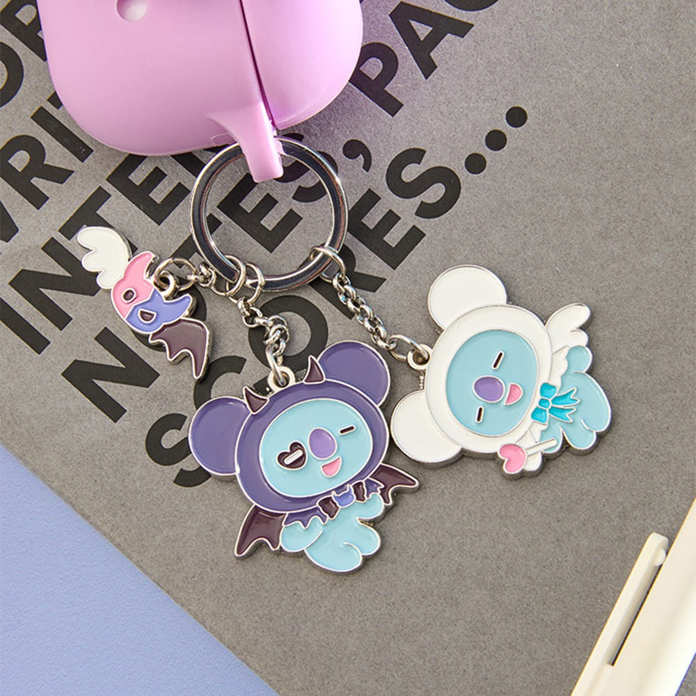 BT21 - ANGEL & VILLAIN METAL KEYRING - COKODIVE