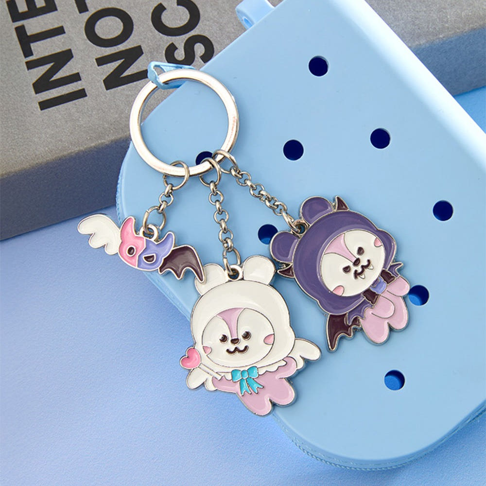 BT21 - ANGEL & VILLAIN METAL KEYRING - COKODIVE