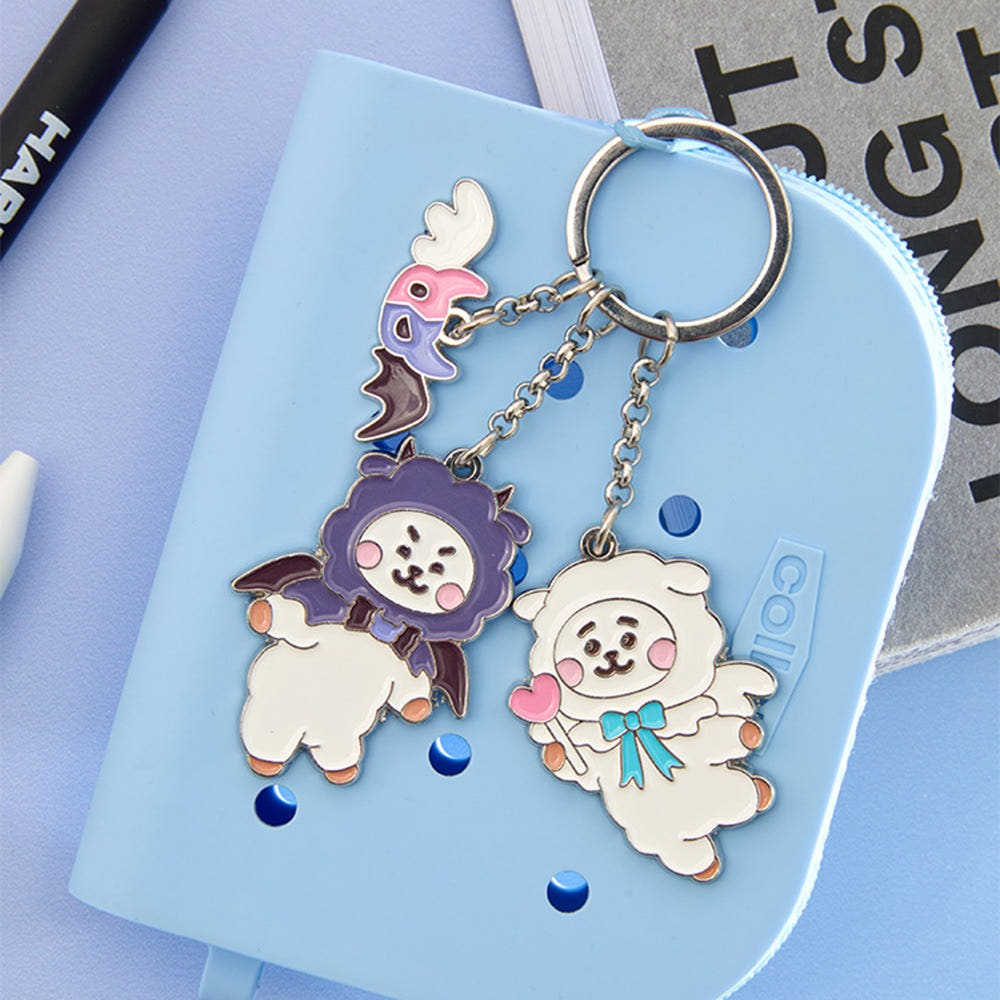 BT21 - ANGEL & VILLAIN METAL KEYRING - COKODIVE