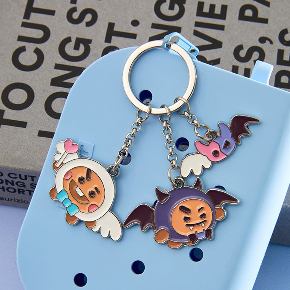 BT21 - ANGEL & VILLAIN METAL KEYRING - COKODIVE