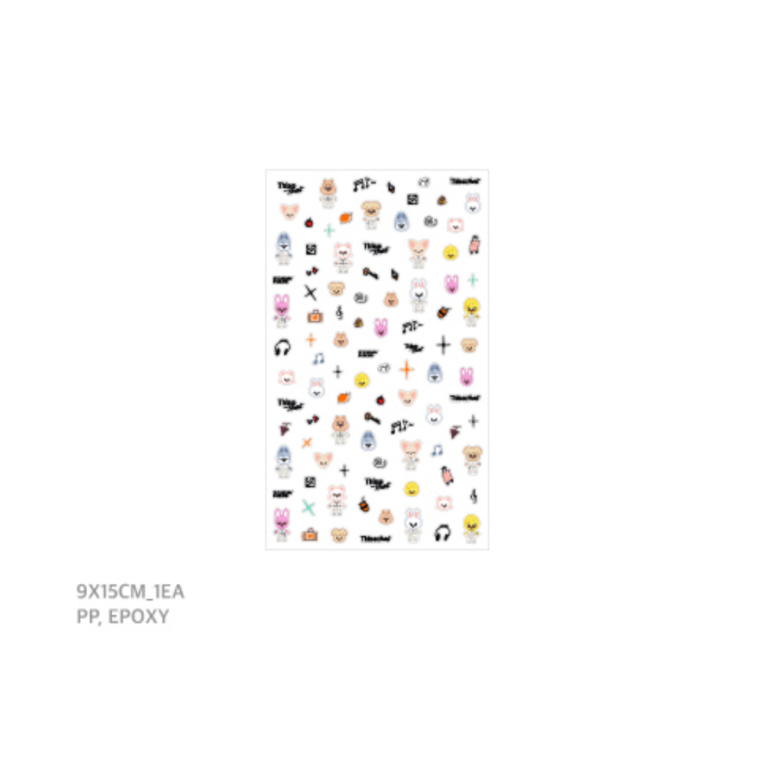 STRAY KIDS - THIS & THAT POP UP OFFICIAL MD SKZOO MICRO STICKER - COKODIVE