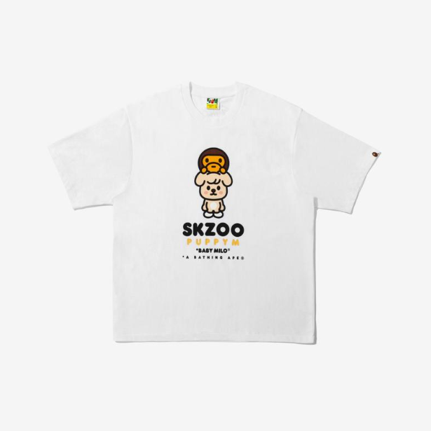 STRAY KIDS - BAPE X STRAY KIDS COLLABORATION OFFICIAL MD PUPPYM BABY MILO TEE M (SEUNGMIN) - COKODIVE