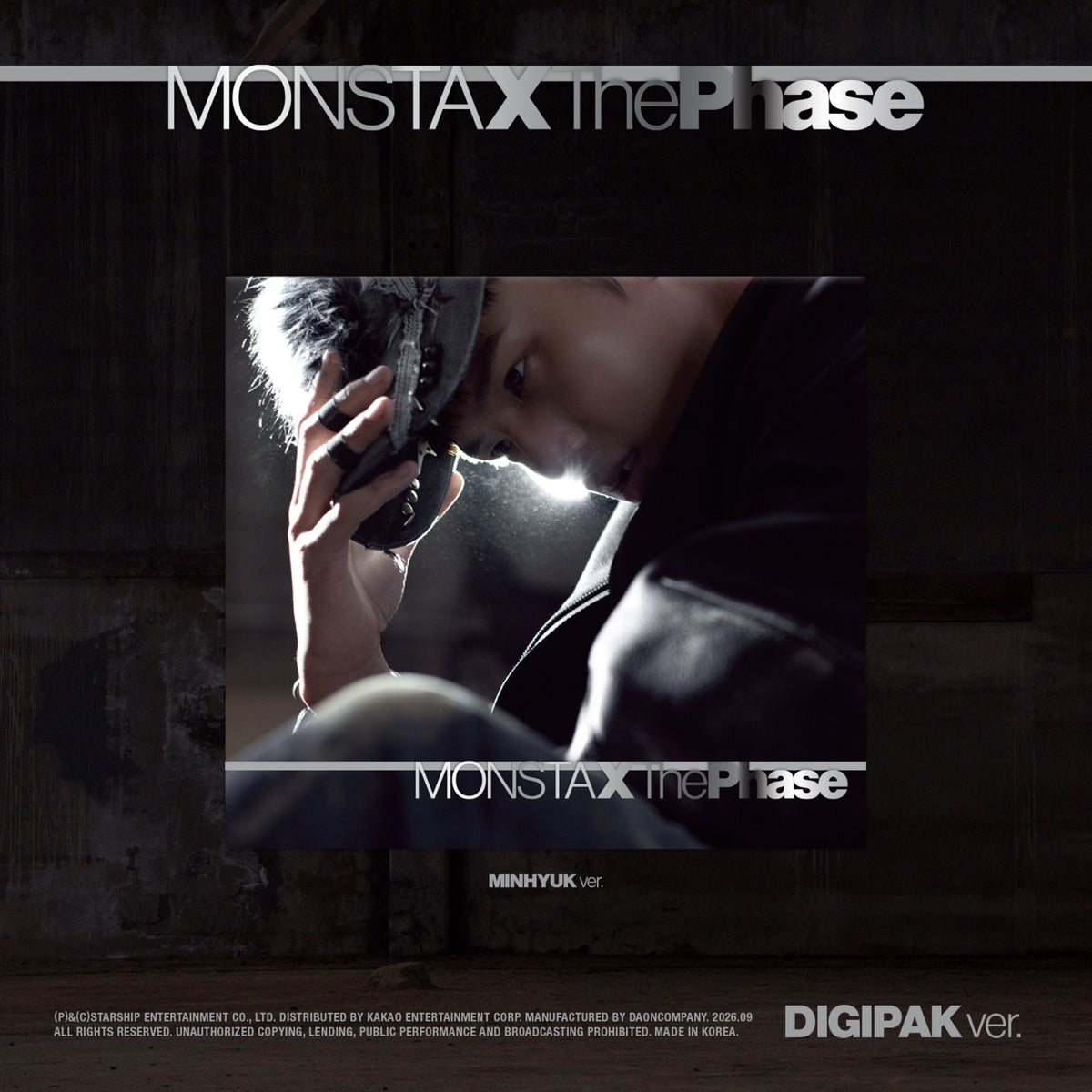MONSTA X - THE PHASE EP ALBUM STARSHIP GIFT DIGIPACK VER MINHYUK