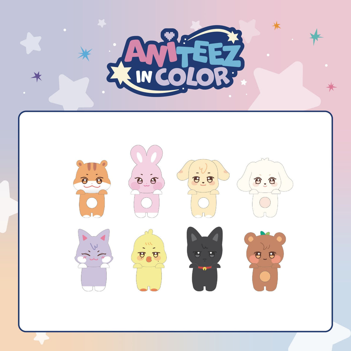 ATEEZ - ANITEEZ IN COLOR POP UP OFFICIAL MD MINI DECO FIGURE - COKODIVE