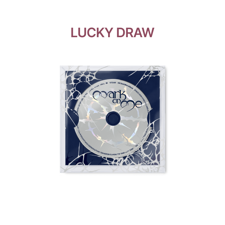 &TEAM - MARK ON ME 2ND MINI ALBUM WEVERSE SHOP LUCKY DRAW EVENT MINI CD-R VER - COKODIVE