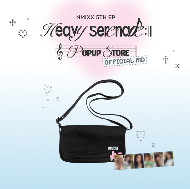 NMIXX - HEAVY SERENADE POP UP STORE OFFICIAL MD MINI CROSS BAG - COKODIVE
