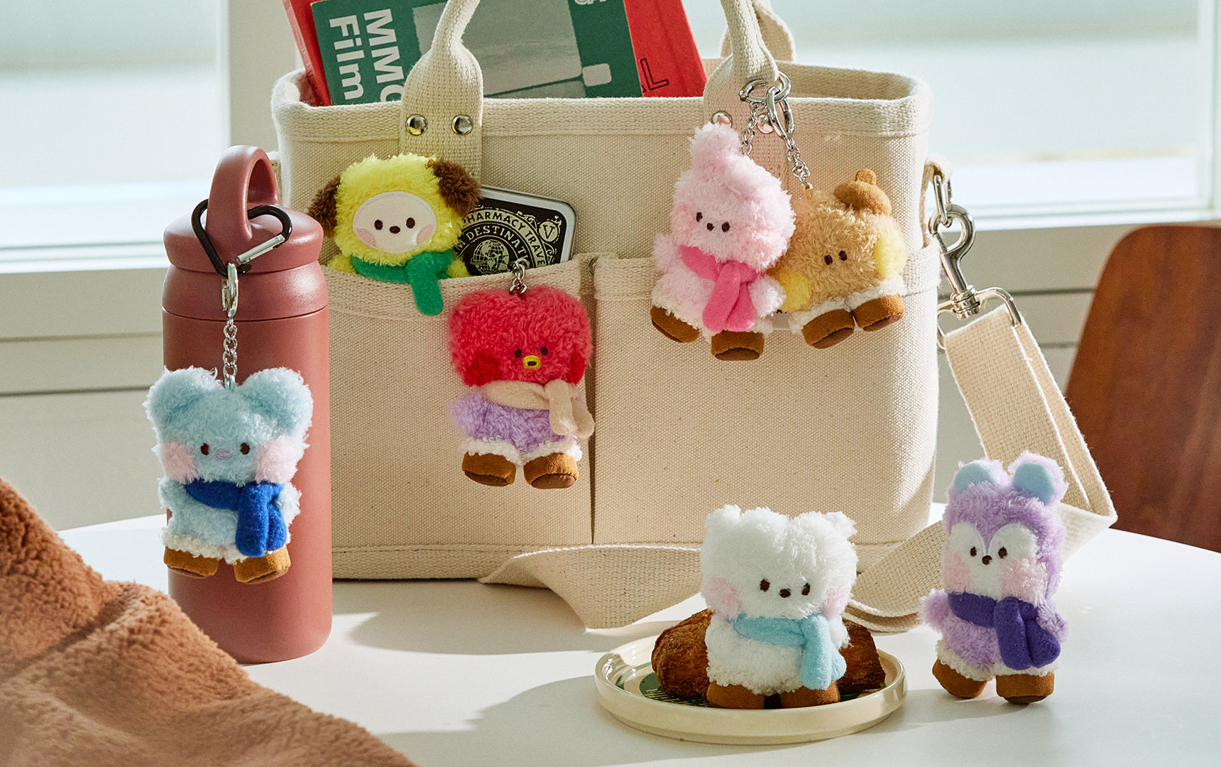 BT21 - BOOTS EDITION MINI MININI DOLL KEYRING | COKODIVE