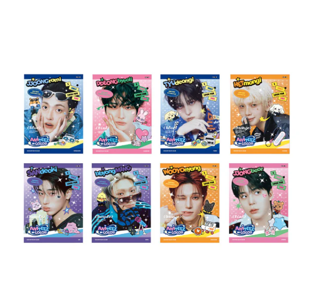 ATEEZ - ANITEEZ IN COLOR POP UP OFFICIAL MD MINI PHOTOBOOK - COKODIVE