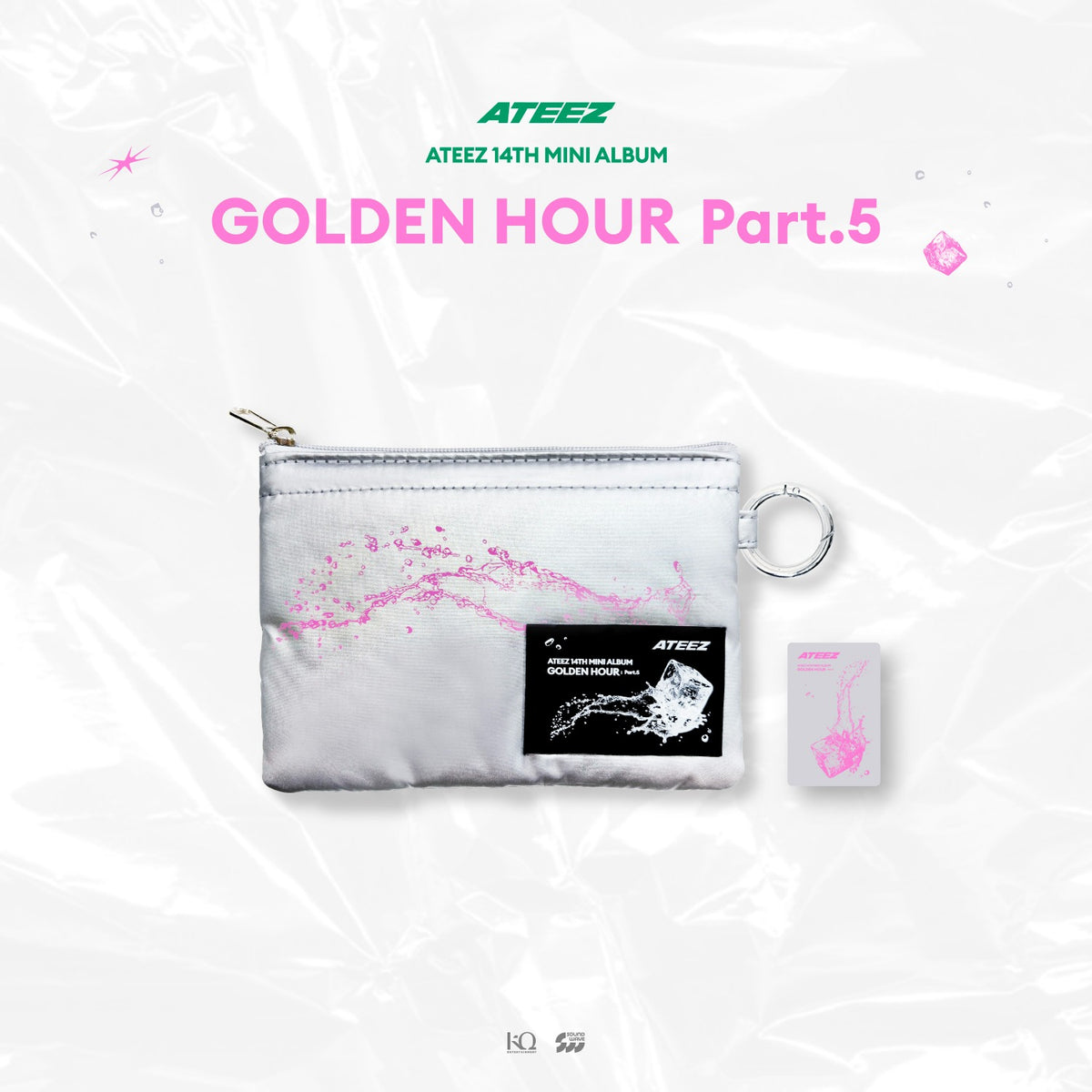 ATEEZ - GOLDEN HOUR : PART.5 POP UP OFFICIAL MD MINI POUCH - COKODIVE