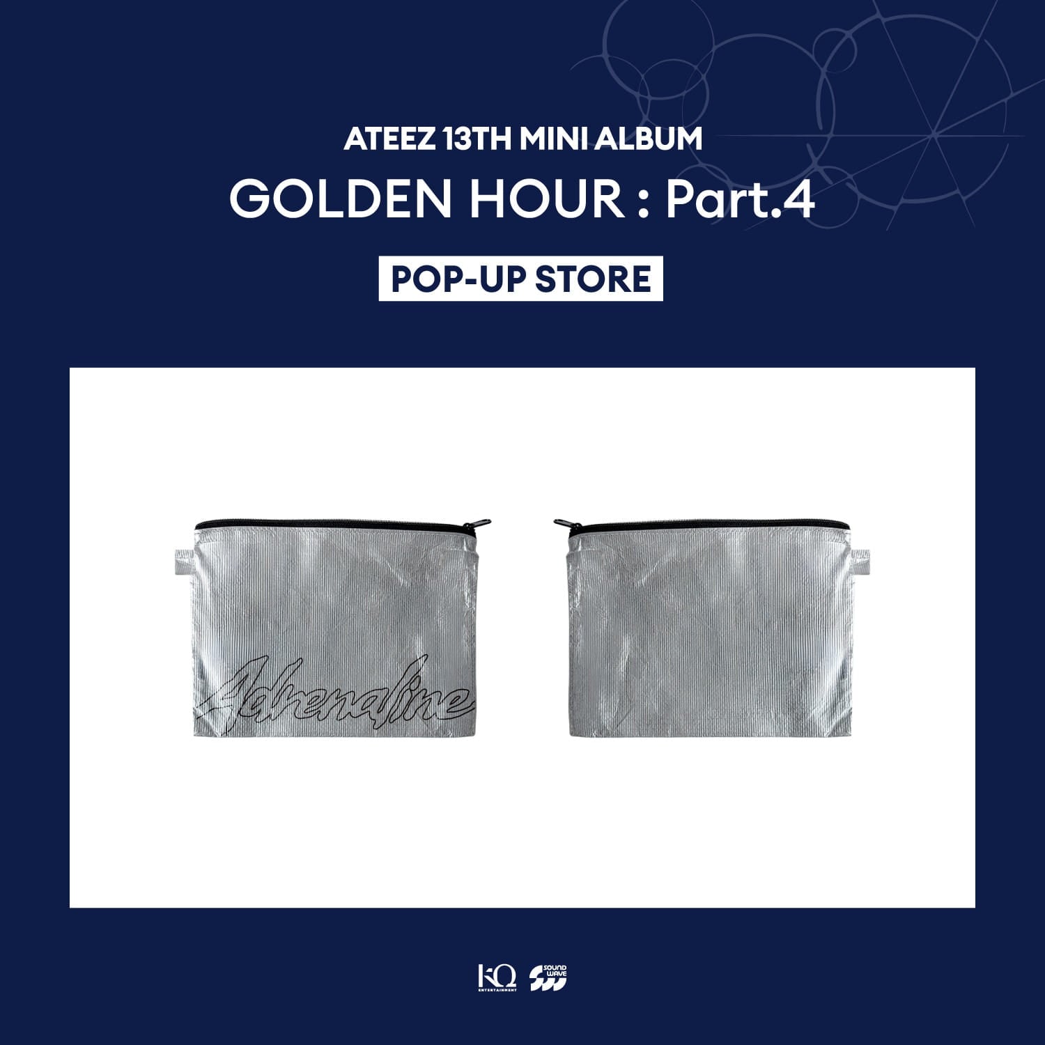 ATEEZ - GOLDEN HOUR : PART.4 POP UP OFFICIAL MD MINI POUCH - COKODIVE