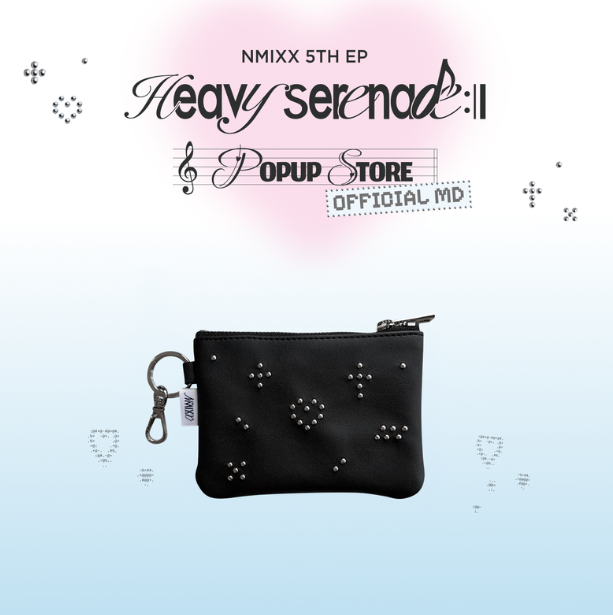 NMIXX - HEAVY SERENADE POP UP STORE OFFICIAL MD MINI POUCH KEYRING - COKODIVE