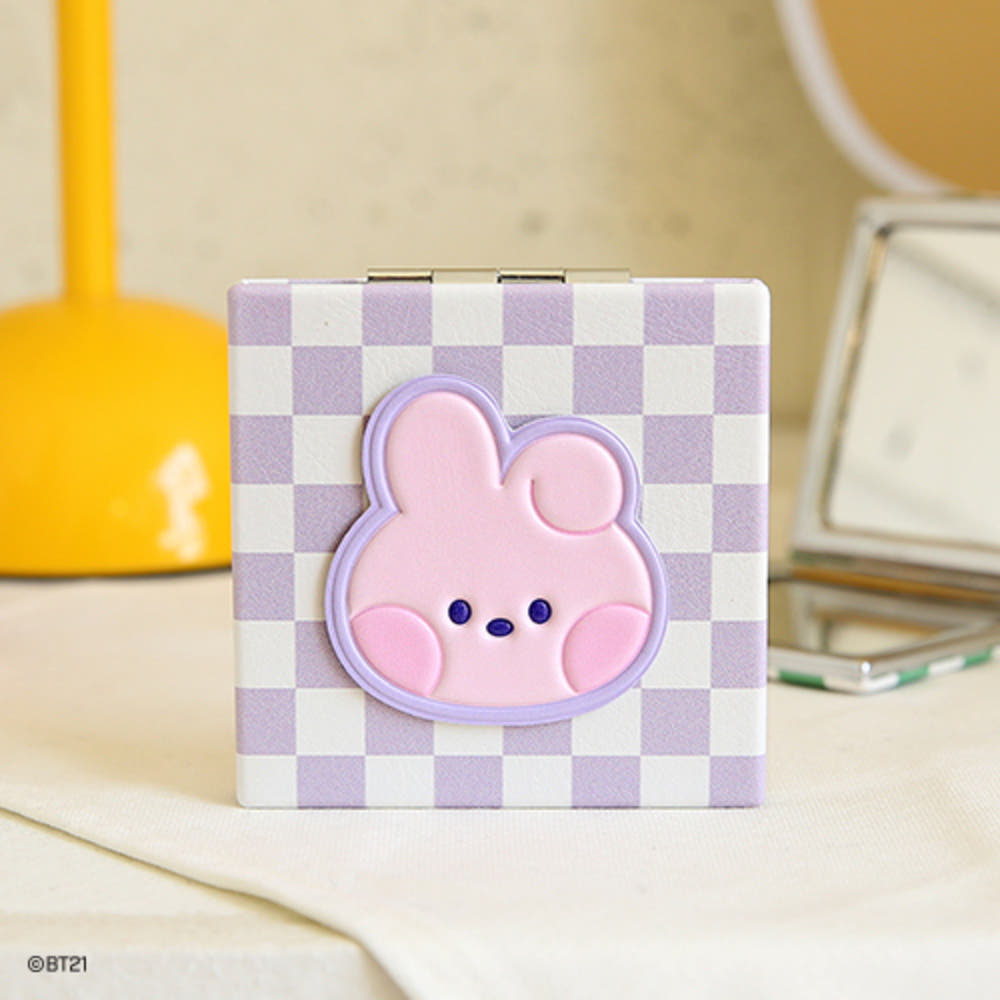 BT21 - MININI LEATHER PATCH MIRROR