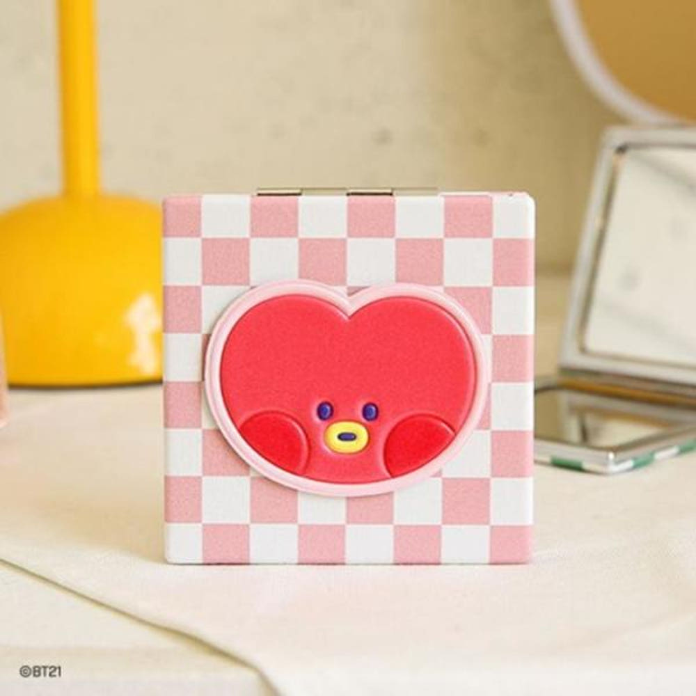 BT21 - MININI LEATHER PATCH MIRROR