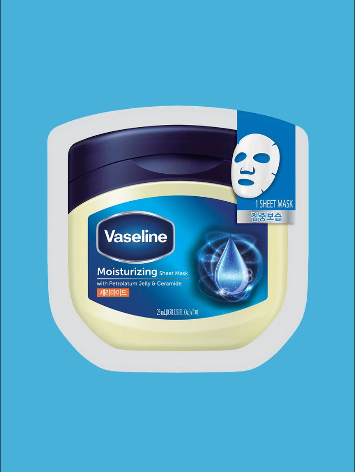 VASELINE MOISTURIZING SHEET MASK (10EA) - COKODIVE