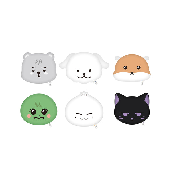 MONSTA X CHAEBOOGI FACE CUSHION クッション MONSTA X - MONMUGCHI X : WELCOME PARTY POP UP STORE OFFICIAL MD MONMUN
