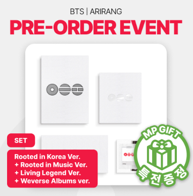 BTS - ARIRANG 5TH ALBUM MUSICPLANT GIFT STANDARD + LIVING LEGEND SET + WEVERSE ALBUMS VER SET - COKODIVE