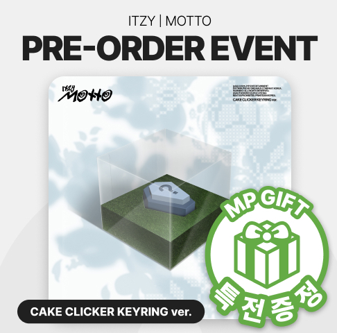 ITZY - MOTTO MINI ALBUM MUSICPLANT GIFT CAKE CLICKER KEYRING VER - COKODIVE