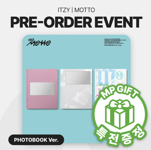 ITZY - MOTTO MINI ALBUM MUSICPLANT GIFT PHOTOBOOK VER SET - COKODIVE