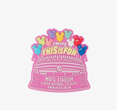 TWICE - THIS IS FOR WORLD TOUR IN JAPAN OFFICIAL MD MUFG STADIUM COMMEMMORATIVE MAGNET - COKODIVE